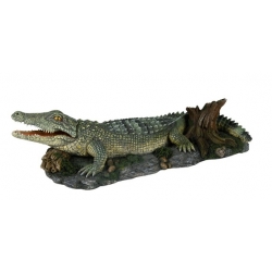 Decor crocodil 26 cm 8716 cu maxilar mobil
